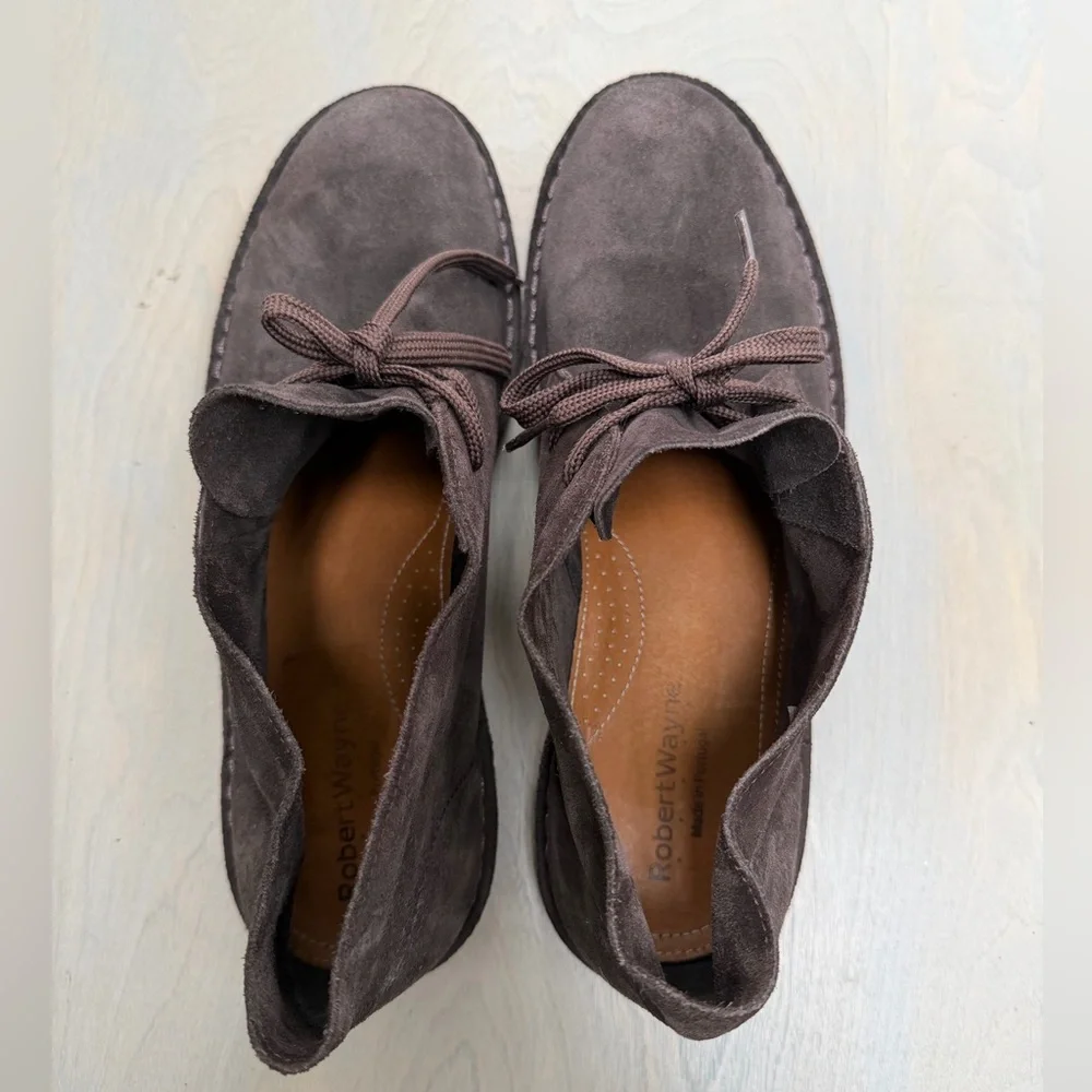 Robert Wayne Dark Brown Suede Boots